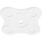 Ekena Millwork Luna Architectural Grade PVC Contemporary Ceiling Medallion, 30"OD x 3"ID x 10 1/2"C x 1"P CMP30LA-03000 - alternate 3